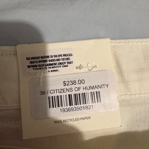 Slim, White Pants from Citizens of Humanity - Picture 4 of 7